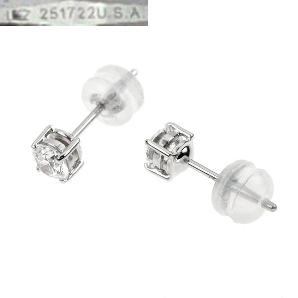 Pt900 ラザール ダイヤモンド ピアス 0.537ct F/G VS2 EXHC