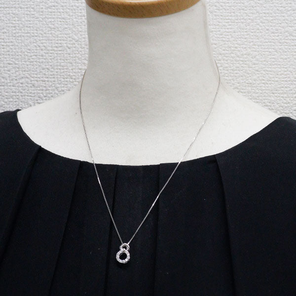 ベリテ K18WG ダイヤモンド ペンダントネックレス 0.30ct