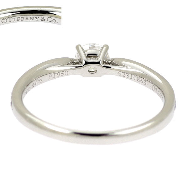 ティファニー Pt950 ダイヤモンド リング 0.26ct ハーモニー
