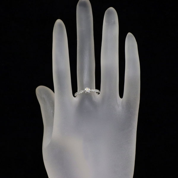 ティファニー Pt950 ダイヤモンド リング 0.26ct ハーモニー