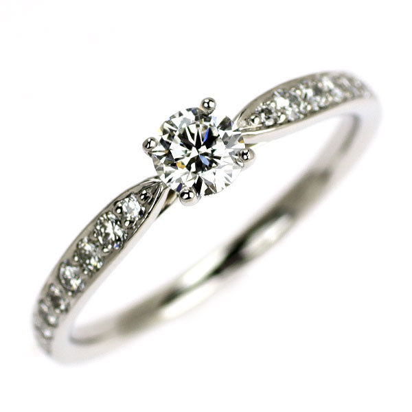 ティファニー Pt950 ダイヤモンド リング 0.26ct ハーモニー