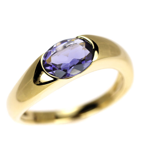 ヴァンドーム青山 K18YG タンザナイト リング 0.93ct