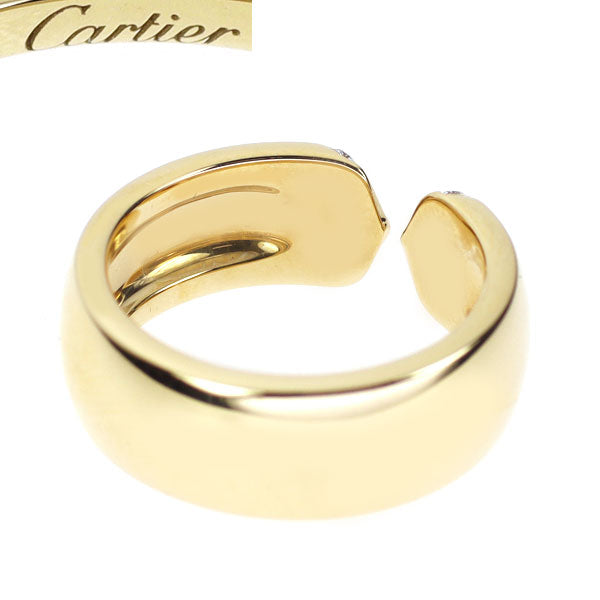 Cartier K18YG Diamond ring absolute No. 48