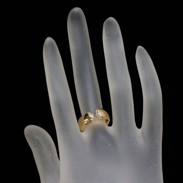 Cartier K18YG Diamond ring absolute No. 48
