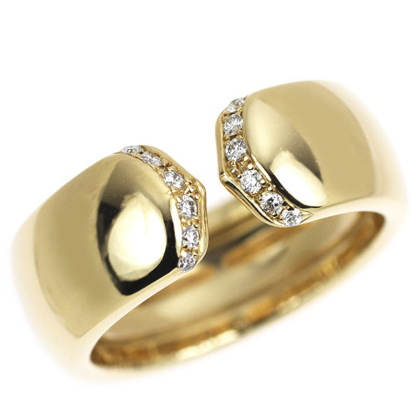 Cartier K18YG Diamond ring absolute No. 48