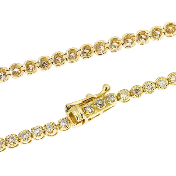 K18YG Diamond Bracelet 1.00ct Tennis