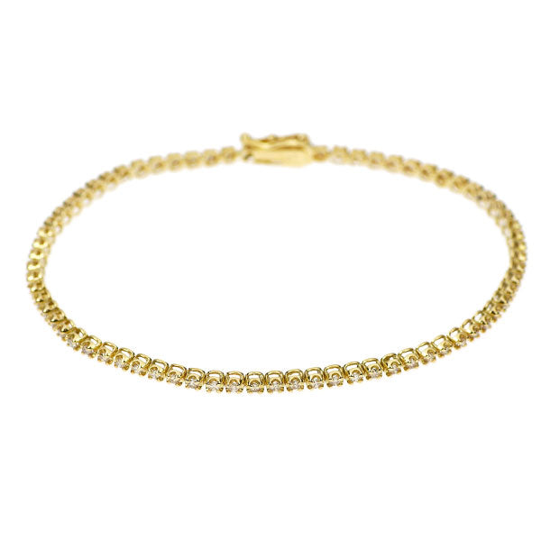 K18YG Diamond Bracelet 1.00ct Tennis