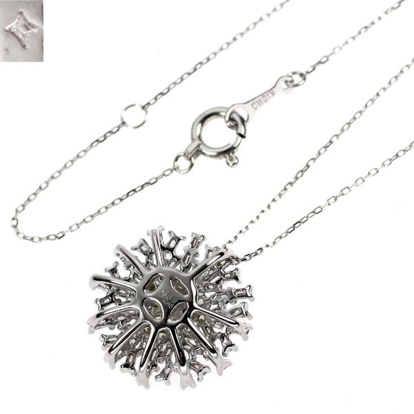 GSTV K18WG ダイヤモンド ペンダントネックレス 0.45ct