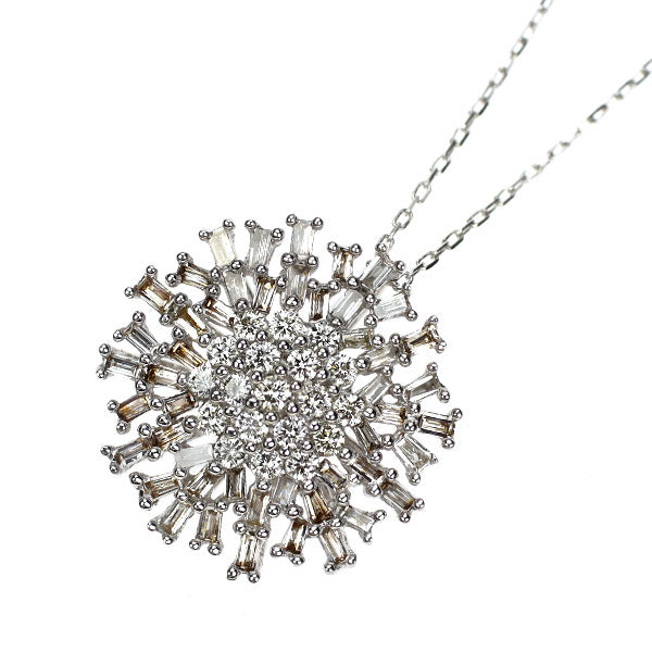 GSTV K18WG ダイヤモンド ペンダントネックレス 0.45ct