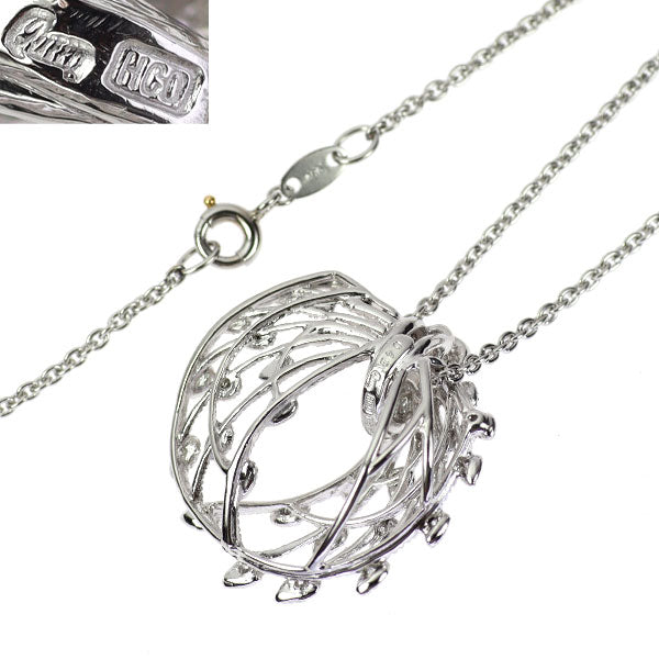 クイーン/平和堂貿易 Pt950 ダイヤモンド ペンダントネックレス 0.43ct