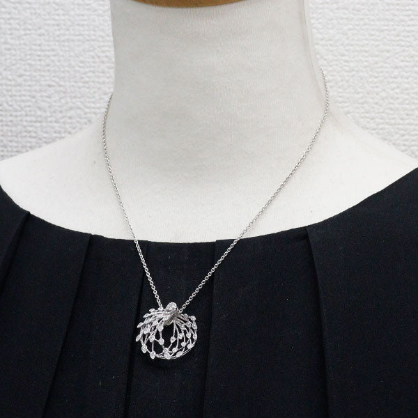 クイーン/平和堂貿易 Pt950 ダイヤモンド ペンダントネックレス 0.43ct