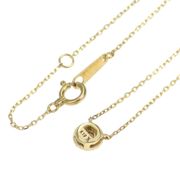 ヴァンドーム青山 K18YG ガーネット ダイヤモンド ペンダントネックレス
