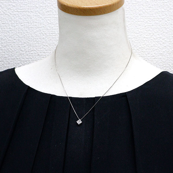 ヴァンドーム青山 Pt950/ Pt850 ダイヤモンド ペンダントネックレス 0.28ct