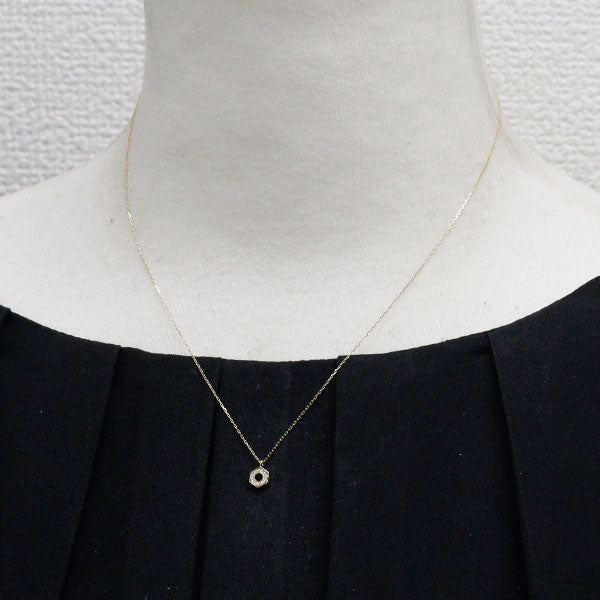 アーカー/ahkah K18YG ダイヤモンド ペンダントネックレス 0.02ct
