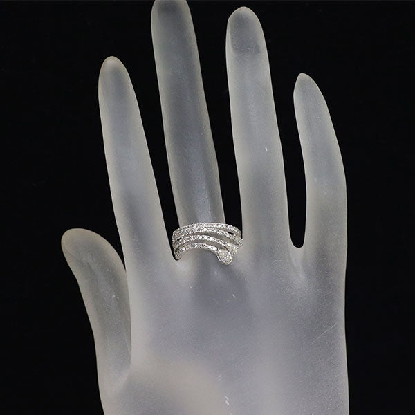 K18WG ダイヤモンド リング 1.00ct