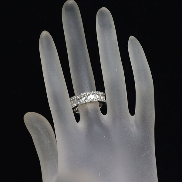 Pt900 ダイヤモンド リング 4.25ct フルエタニティ