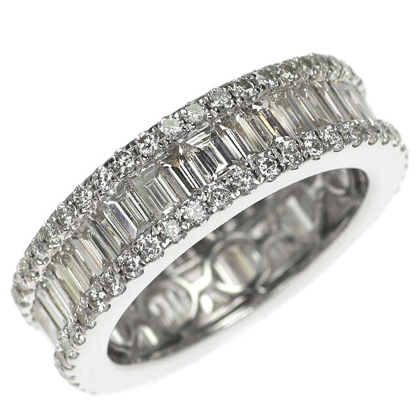 Pt900 ダイヤモンド リング 4.25ct フルエタニティ