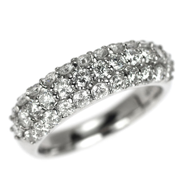 Pt900 ダイヤモンド リング 1.43ct パヴェ