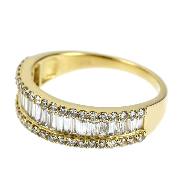 K18YG ダイヤモンド リング 0.98ct