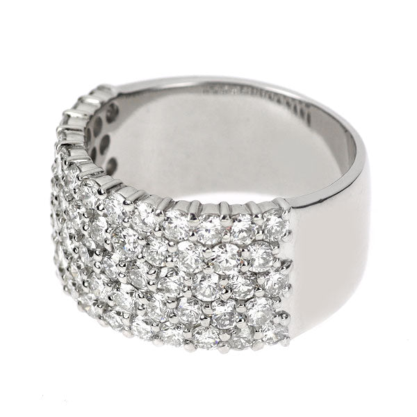 Pt900 ダイヤモンド リング 3.07ct パヴェ