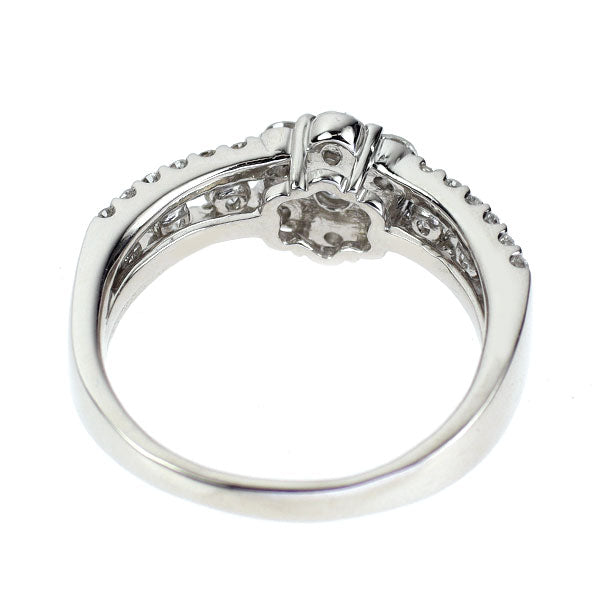 Pt900 ダイヤモンド リング 0.90ct フラワー