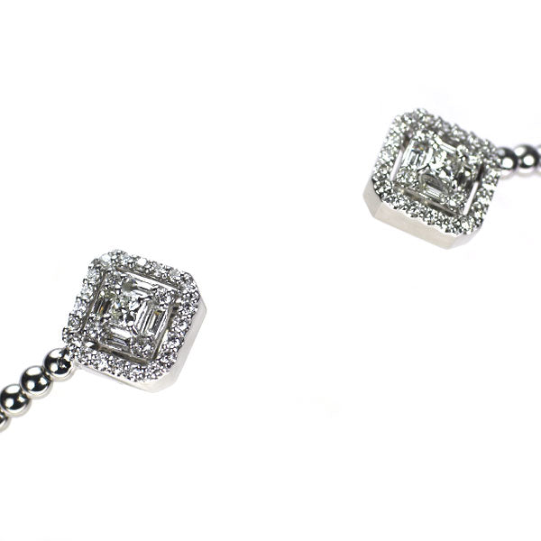 新品 Pt900 ダイヤモンド オープンバングル/ブレスレット 0.50ct