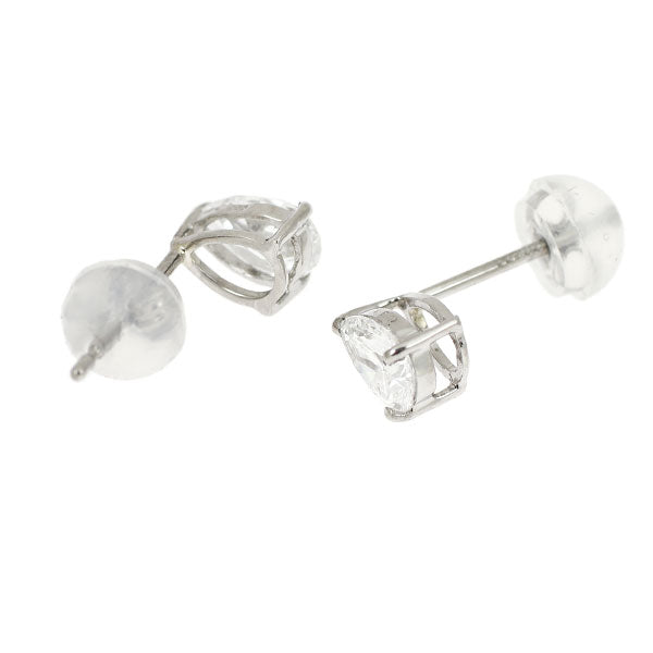 新品 Pt950/ Pt900 ペアシェイプ ダイヤモンド ピアス 0.63ct D IF EX/VG スタッド【エスコレ】