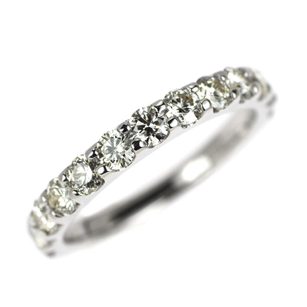 Pt950 ダイヤモンド リング D1.00ct ハーフエタニティ
