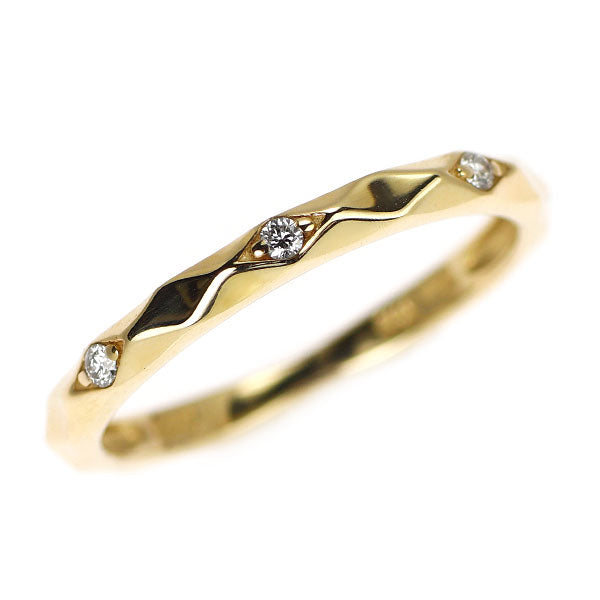 スタージュエリー K10YG ピンキー リング 0.02ct