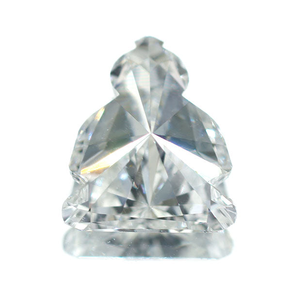 新品 大仏様 仏陀様カット ダイヤモンド ルース 0.755ct F SI1 希少石 レアストーン【エスコレ】