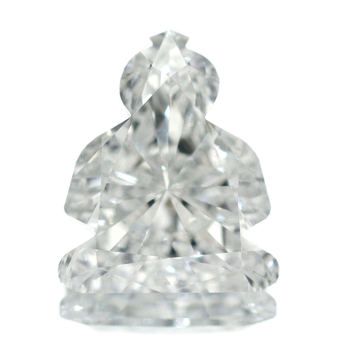 新品 大仏様 仏陀様カット ダイヤモンド ルース 0.755ct F SI1 希少石 レアストーン【エスコレ】