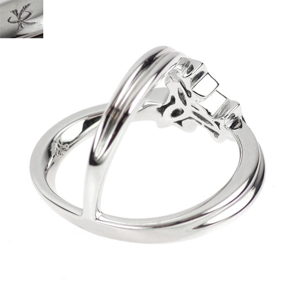 カラッチ K18WG ダイヤモンド リング 0.10ct