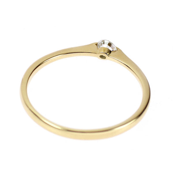 K18YG ダイヤモンド リング 0.13ct