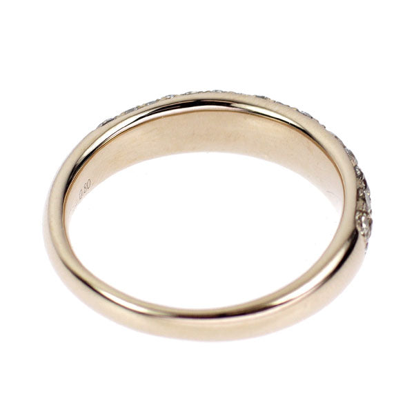 K18CG Diamond Ring 0.80ct Pave