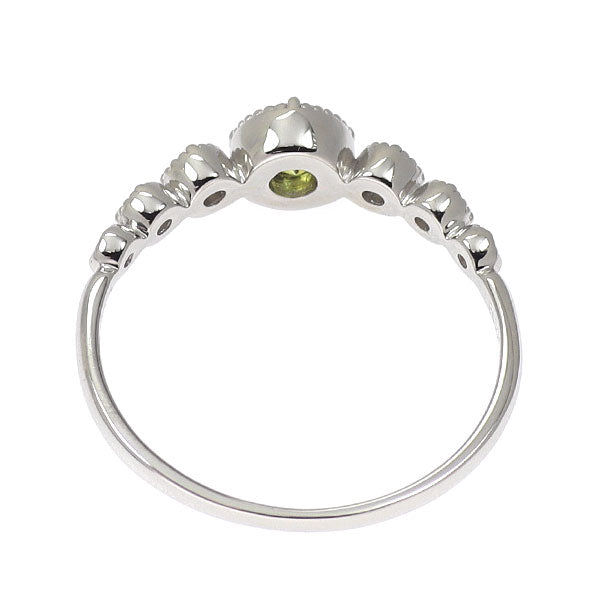 Pt900 スフェーン ダイヤモンド リング 0.42ct D0.20ct 希少