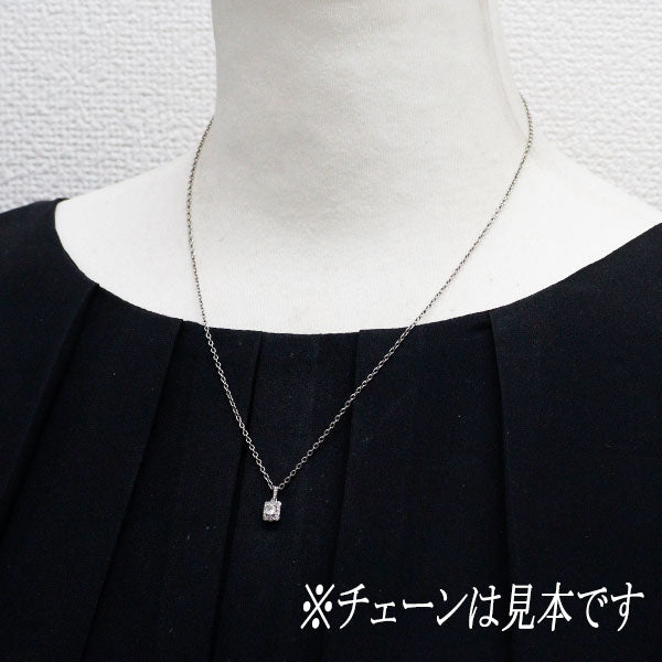 Pt900 ダイヤモンド ペンダントトップ 0.11ct D0.18ct
