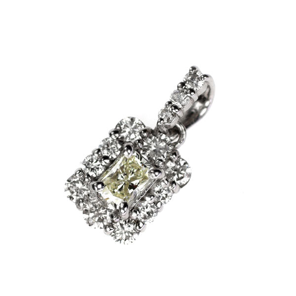 Pt900 ダイヤモンド ペンダントトップ 0.11ct D0.18ct