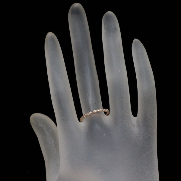 K18PG ダイヤモンド リング 0.20ct ハーフエタニティ