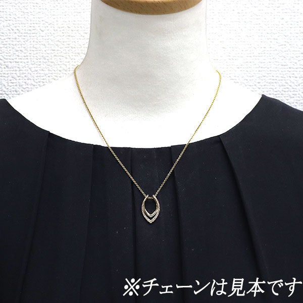 K18YG ダイヤモンド ペンダントトップ 0.24ct