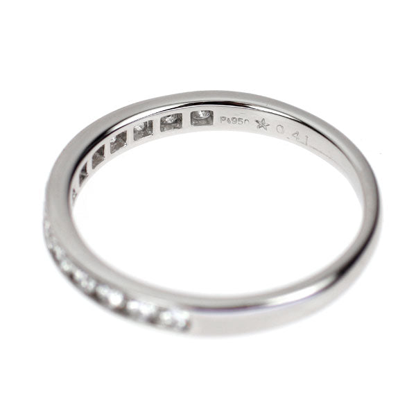 GINZA TANAKA Pt950 ダイヤモンド リング D0.41ct ハーフエタニティ