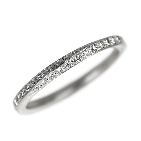 ete Pt900 ダイヤモンド リング 0.12ct