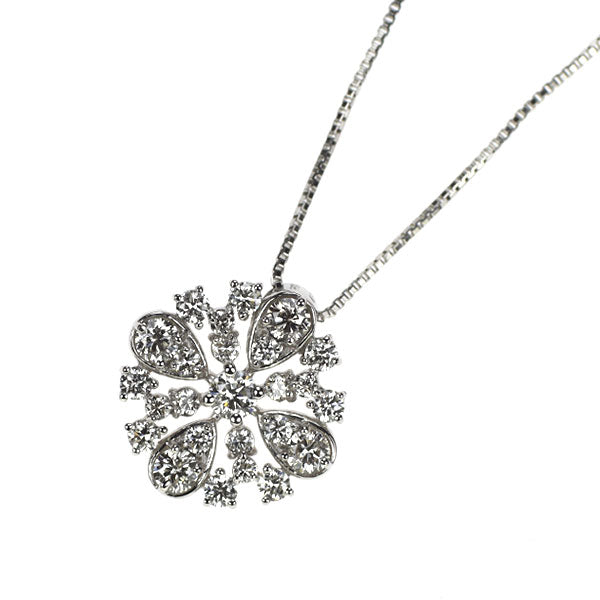 Pt900/ Pt850 ダイヤモンド ペンダントネックレス 0.50ct