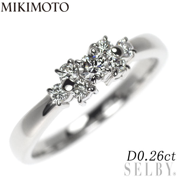 ミキモト Pt950 ダイヤモンド リング 0.26ct