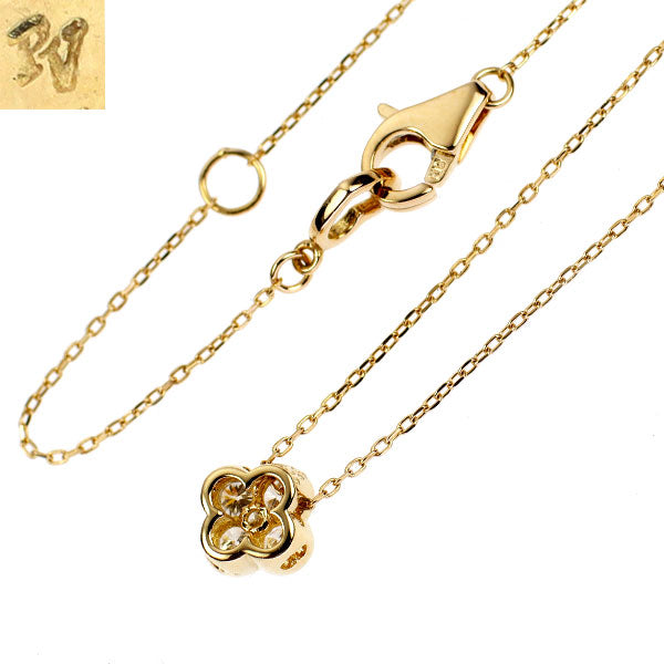 Ponte Vecchio K18YG Diamond Pendant Necklace 0.15ct