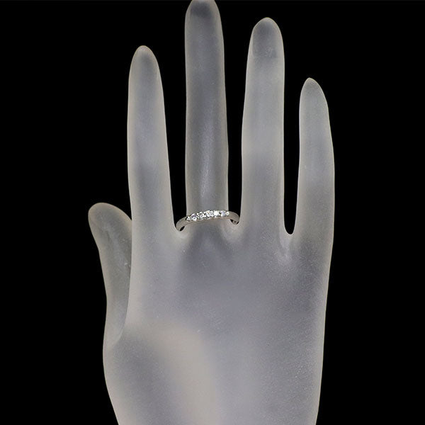 星の砂 Pt950 ダイヤモンド リング 0.21ct
