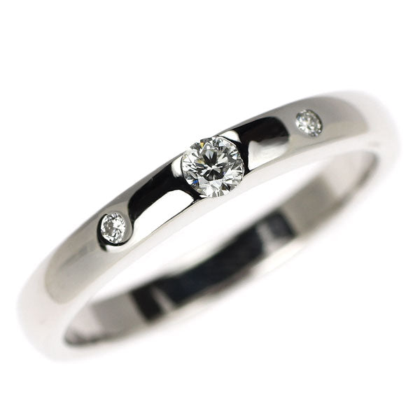 スタージュエリー K18WG ダイヤモンド リング 0.09ct