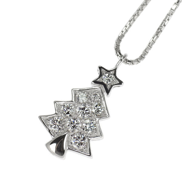 Monikkendam K18WG Diamond Pendant Necklace 0.26ct Christmas Tree