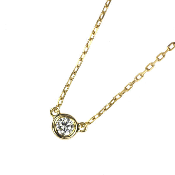 アーカー/ahkah K18YG ダイヤモンド ペンダントネックレス 0.06ct