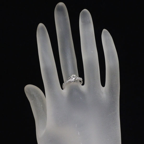 スタージュエリー K18WG ダイヤモンド リング 0.06ct ハート