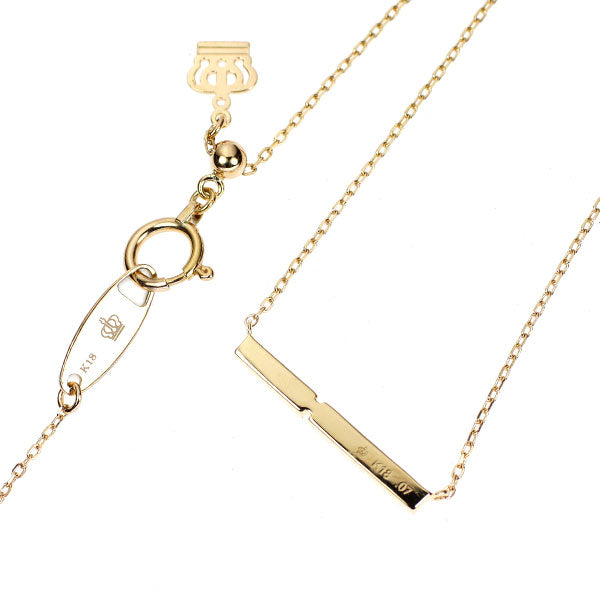 ロイヤルアッシャー K18YG ダイヤモンド ペンダントネックレス 0.07ct